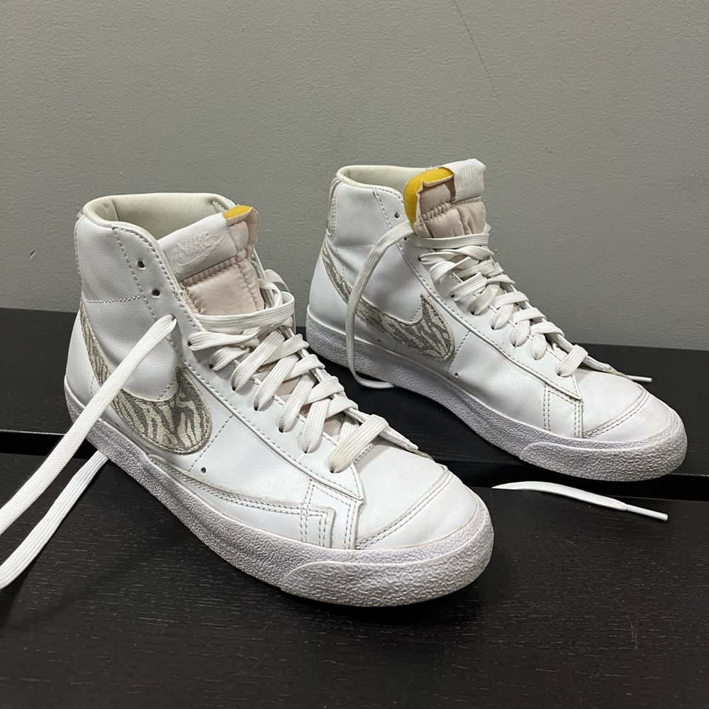 Nike mid blazer  with Zebra Print 9
